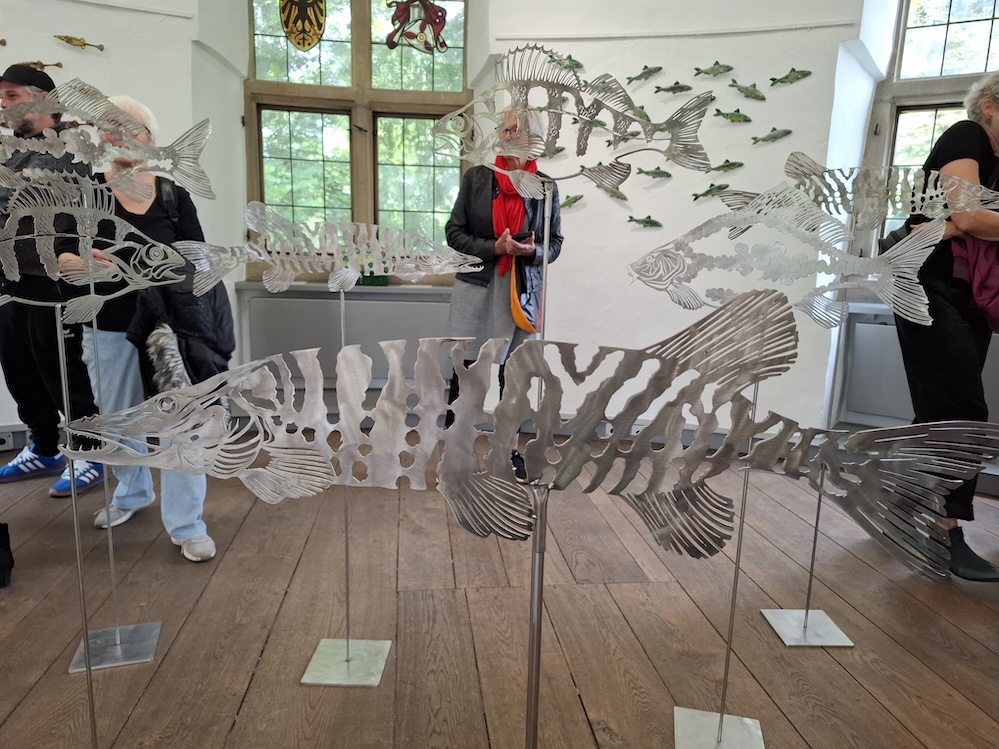 Fische aus Metall