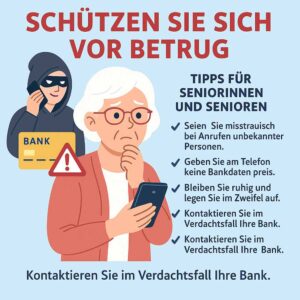 Waerntafel mit Ratschlägen