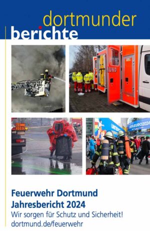 Cover der Jahresberichts der Feuerwehr für 2024
