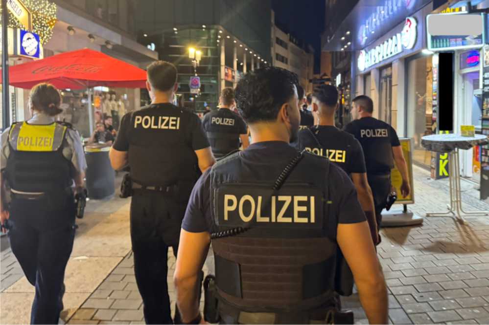 Schwerpunkteinsatz der Polizei
