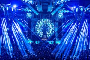 Blick in die Westfalenhalle während des Festivals