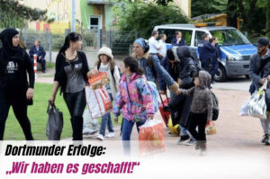 Ankommende Geflüchtete