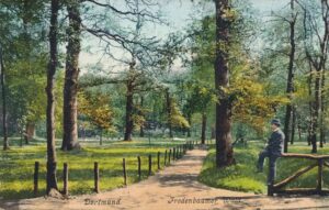 Waldweg im Fredenbaumpark (Westerholz) um 1905