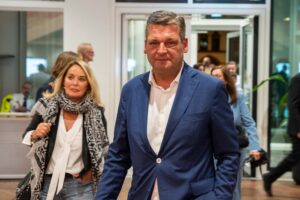 Martin Cremer nach der verlorenen Wahl zum OB im Rathaus.