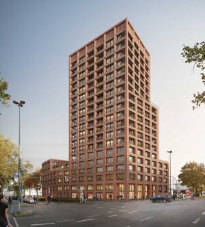 Visualisierung des Quartier Burgtor