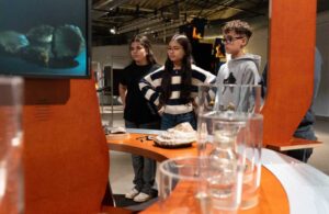 Kinder entdecken die Ausstellung 