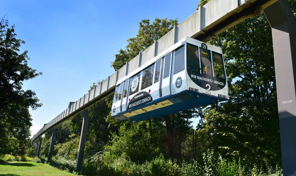 Die H-Bahn in Dortmund