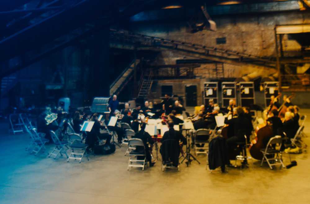 Blick auf die Probe in der Kokerei Hansa