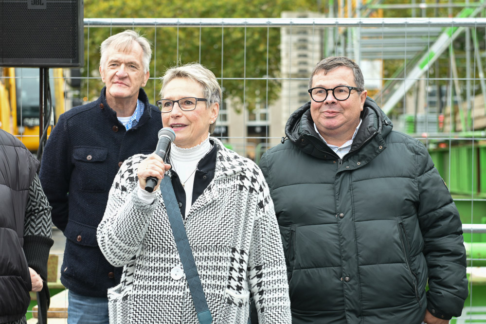 Bild zeigt Günther Wendler, Ute Mais und Patrick Arens