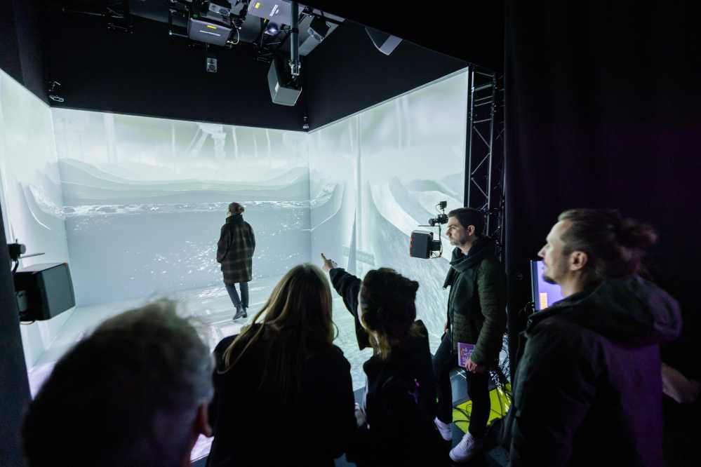 Blick in einen "Immersive Raum" im Dortmunder U