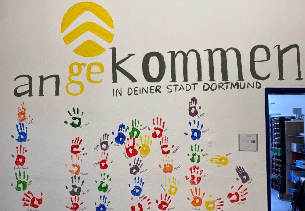 Wandgestaltung im Heinrich-Schmitz-Bildungszentrum
