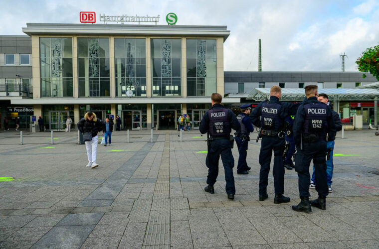 Präsenskonzept Fokus vor dem Hauptbahnhof