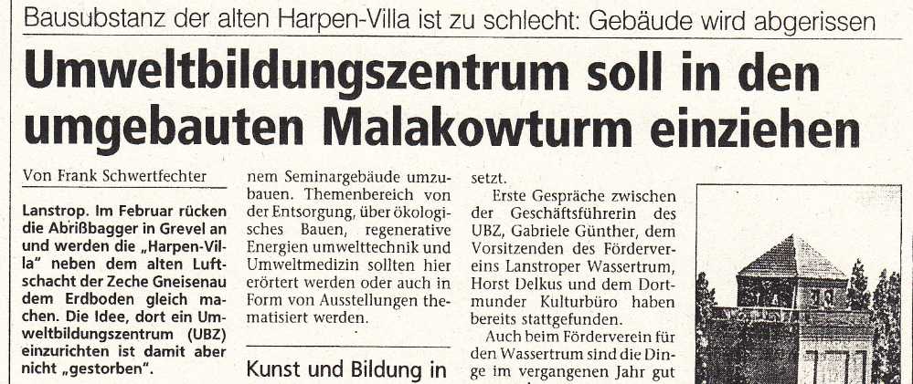 Zeitungsbericht