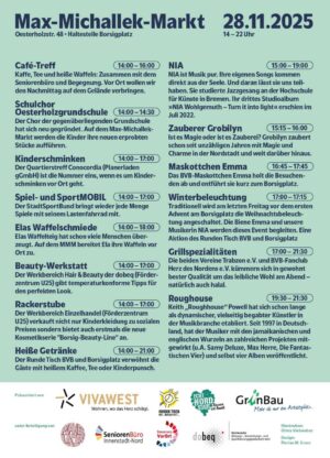 Auflistung des Programms