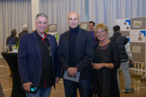 Bild zeigt v.l. Thomas Ohm, OB Alexander Kalouti, Karola Jaschewski