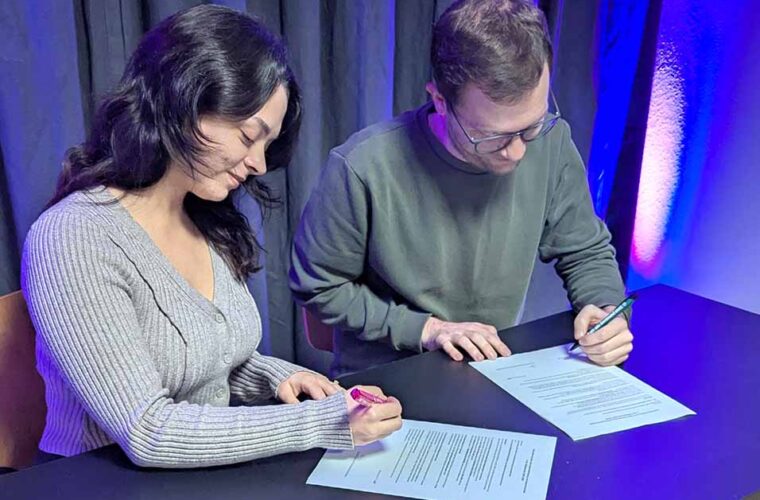 Unterzeichnung der Vereinbarung