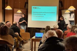 Blick in die Veranstaltung