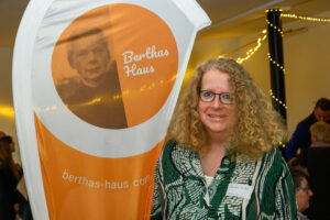 Bild zeigt Claudia Müller, Vorsitzende von Berthas Haus e.V.