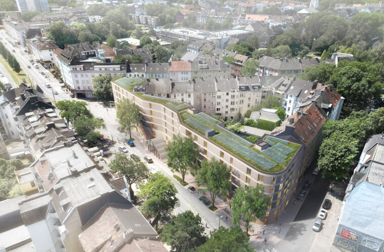 Entwurf des neuen Projekts im Schleswiger Viertel