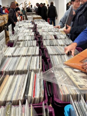 Unzählige Schallplatten.