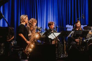 Blick auf die Bühne des Jazz Events