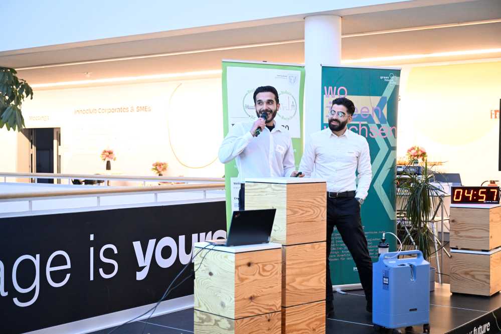 Gewinnerteam beim Pitch