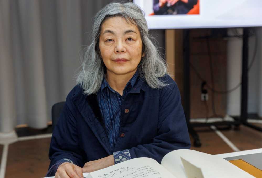 Yoko Tawada bei der Veranstaltung
