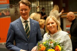 Hendrik Wüst und Katrin Lauterborn