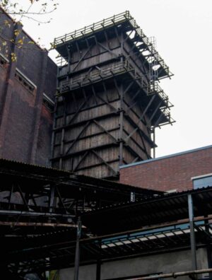 Blick auf den Kokslöschturm