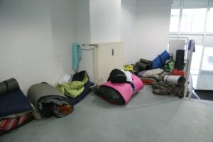 Blick in die Notschlafstelle