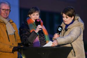 Redner:innen bei der Veranstaltung