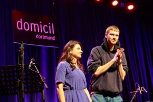 Erst Platzierten auf der Bühne