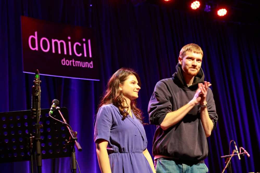 Erst Platzierten auf der Bühne