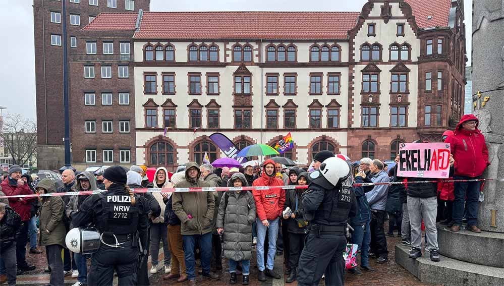 Bild von der Menschenmasse