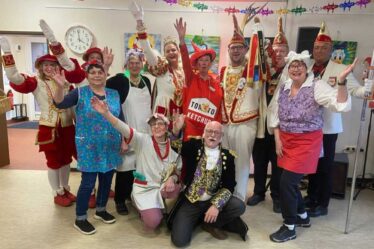 Dortmunder Prinzenpaar überraschte die älteren Jecken in Berghofen