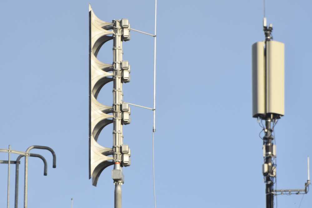 Sirenen auf einem Dach