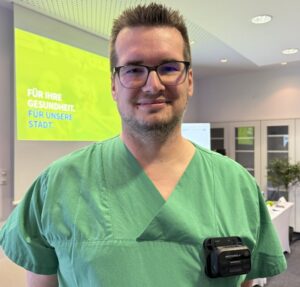 Pfleger Daniel Senftleben im Porträt