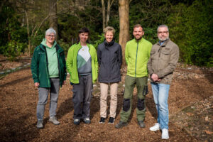 Beteiligte auf dem Haingrabfeld