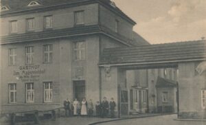 Der Gasthof Zum Magerviehhof am Eingang zum Viehhofgelände.