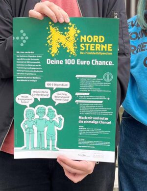 Blick auf das Plakat