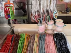 Bilder von Süßigkeiten und Lebkuchenherzen