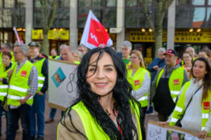 Bild zeigt Andelina Hacker, Verdi, Fachbereich Handel Edeka