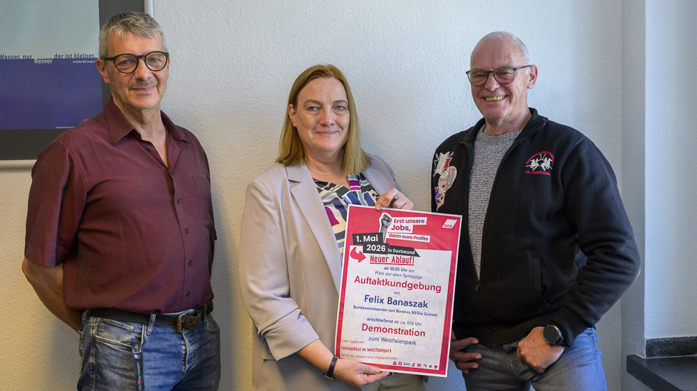 v. l. Klaus Waschulewski, Bärbel Sumasang und Harald Simmberg