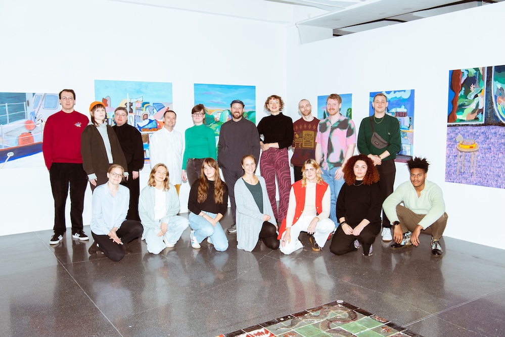 Gruppenbild Künstler:innen und Team der letzten Ausgabe