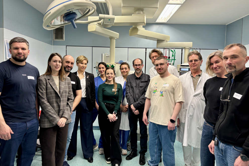 Gruppenbild der Mediziner:innen