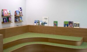 Blick in die Leseecke