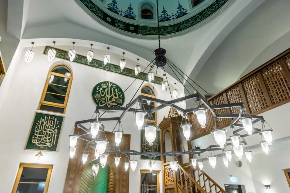 Blick in die Moschee