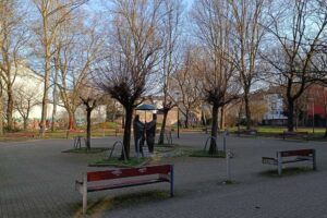 Blick auf den Platz