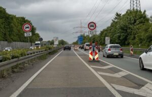 Autobahn 45 - Sauerlandlinie - Abfahrt Dortmund-Hafen