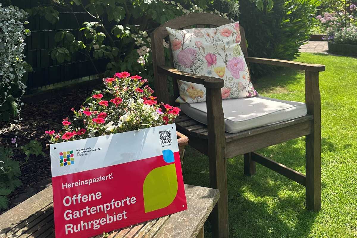 Blick in einen Garten